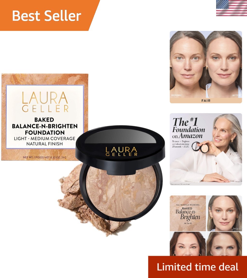 Breathable & Antioxidant Baked Foundation – Fair Shade – Dermatologist Approved