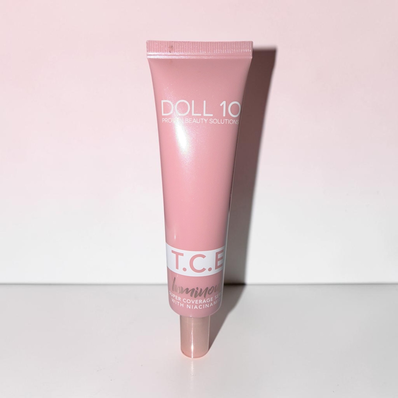 Doll 10 T.C.E. Luminous Super Coverage Serum 2 fl oz DEEP RICH Foundation #21