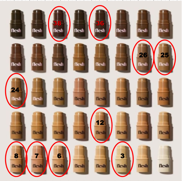 Flesh by Revlon/ Thickstick Foundation-2PACK-Pick Your Shade-.16oz NEW WITH BOX