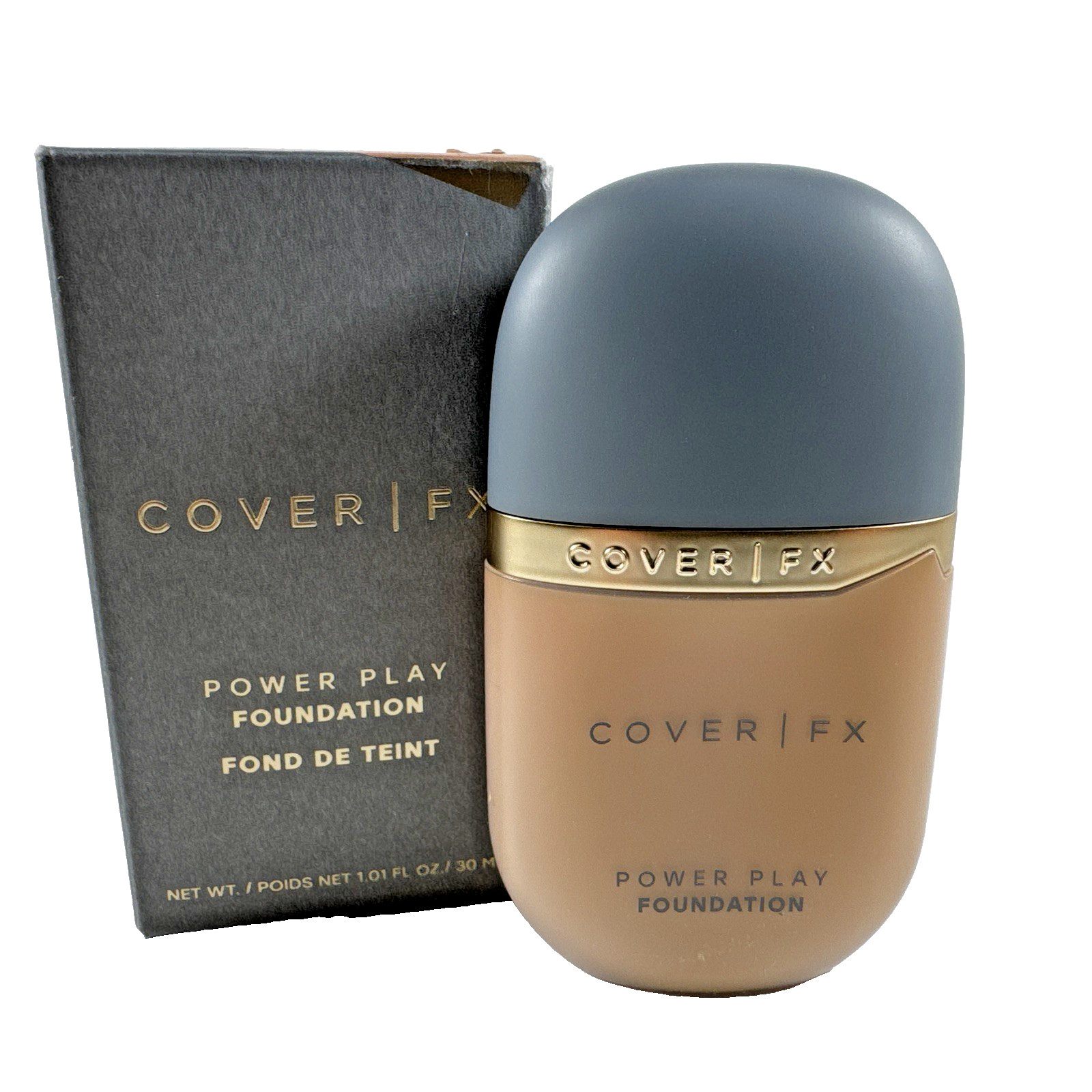 NEW IN BOX Cover FX Power Play Foundation SHADE #M5 1.01 Ounce