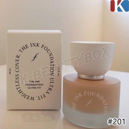 THE FACE SHOP fmgt The Ink Foundation Ultra Fit 30ml #Clear Ivory Made in korea