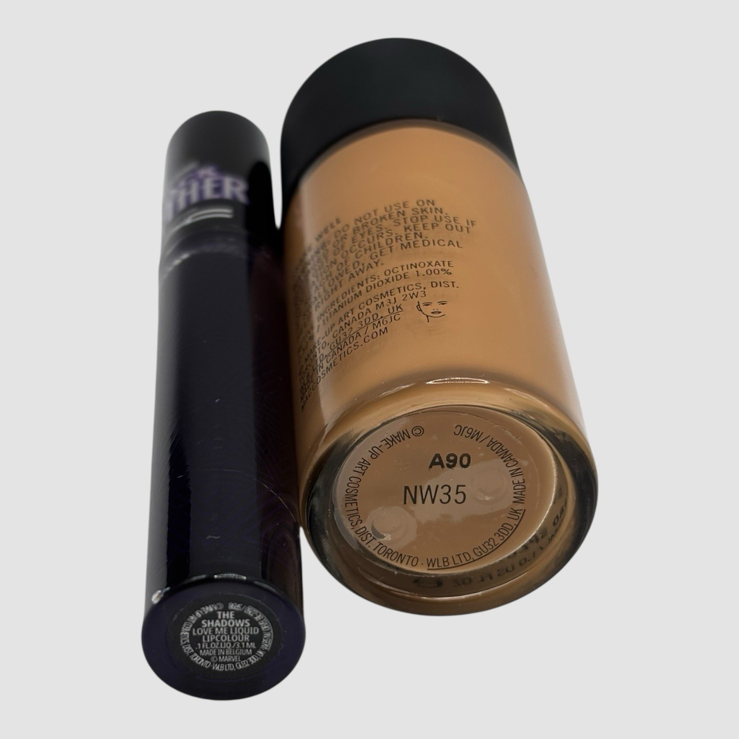 M.A.C Studio Fix Fluid Foundation NW35 SPF 15 and Limited Edition LipColour -SET