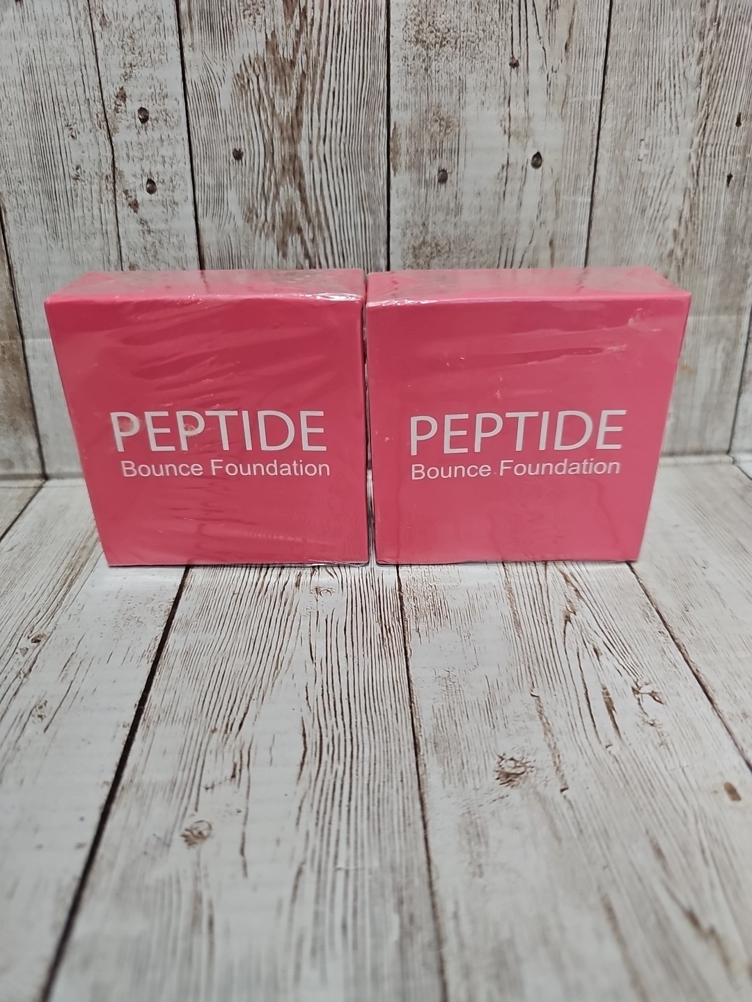 2 BRAND NEW PEPTIDE BOUNCE FOUNDATION BALM #02 SEALED 20G FLAWLESS MAKEUP COVER