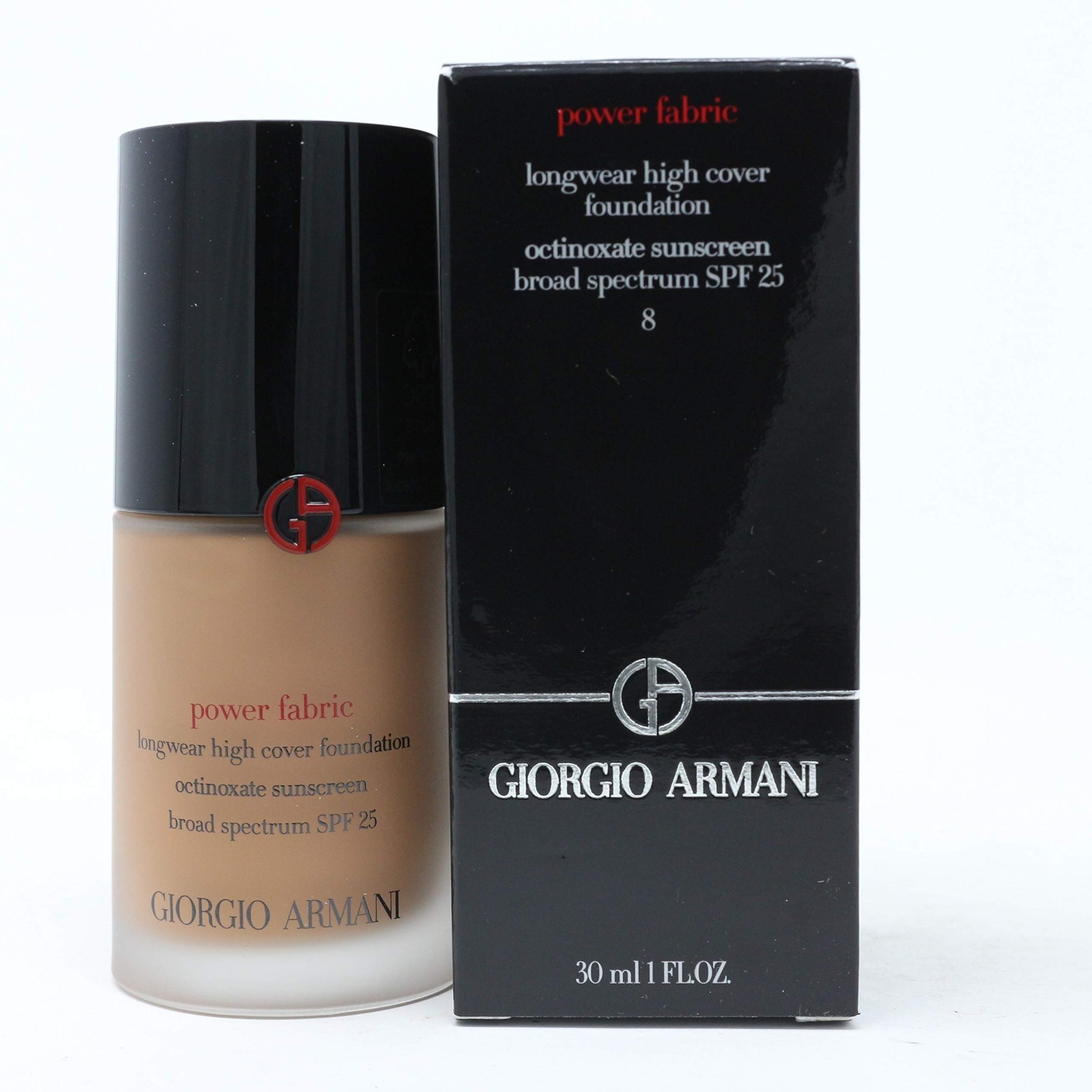 Giorgio Armani Power Fabric Longwear High Cover Foundation 1 oz / 30 ml F/S NIB