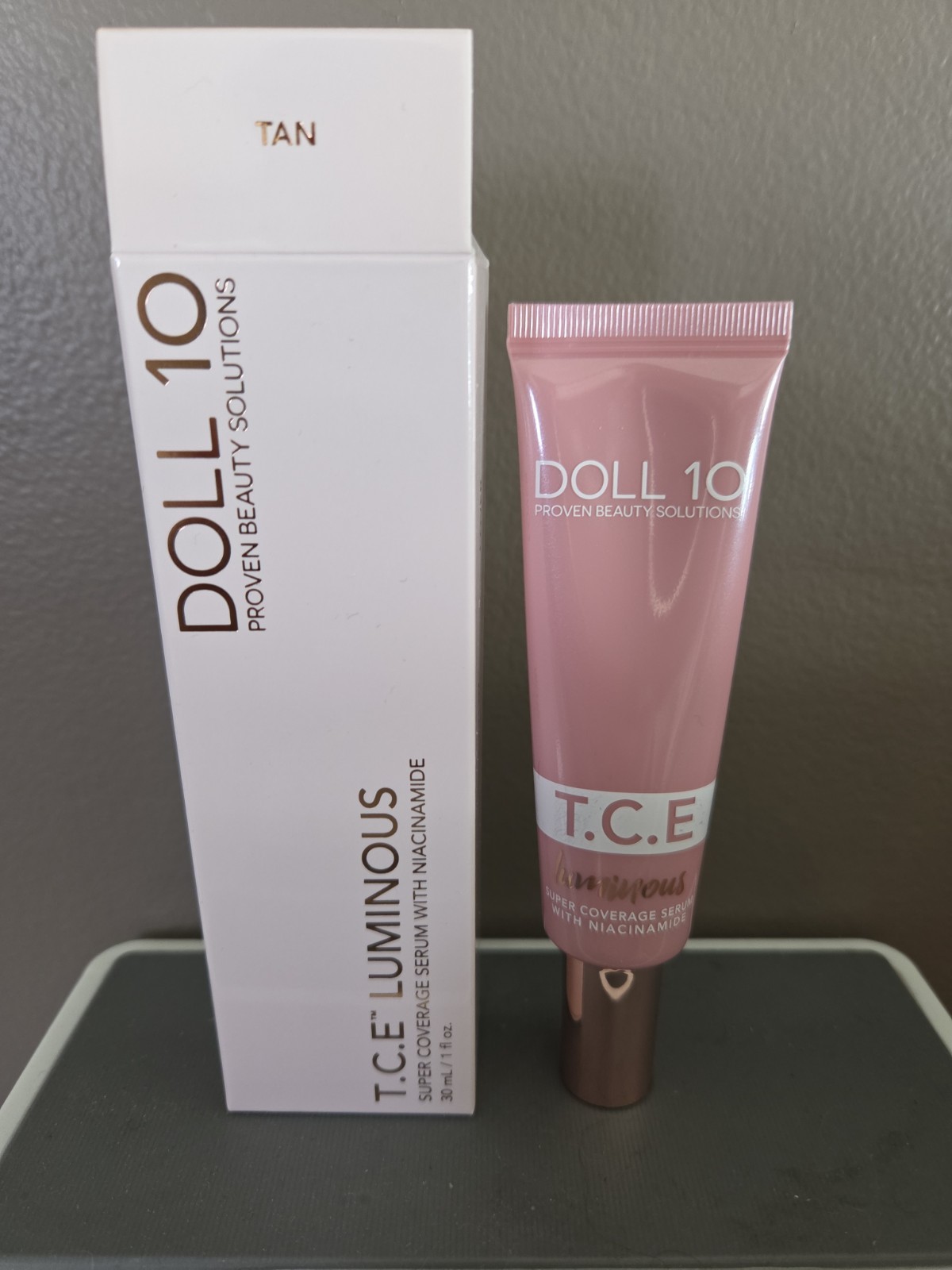 Doll 10 T.C.E Luminous Super Coverage Serum Foundation in Tan New Full Size