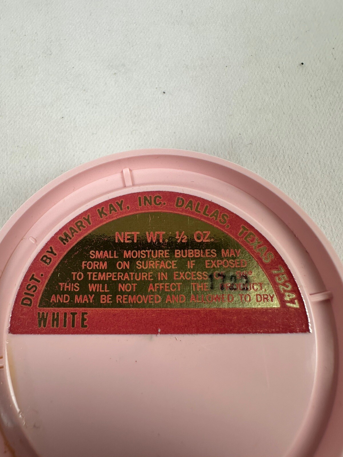 Vintage Mary Kay Day Radiance White Foundation 0.5 oz New Old Stock