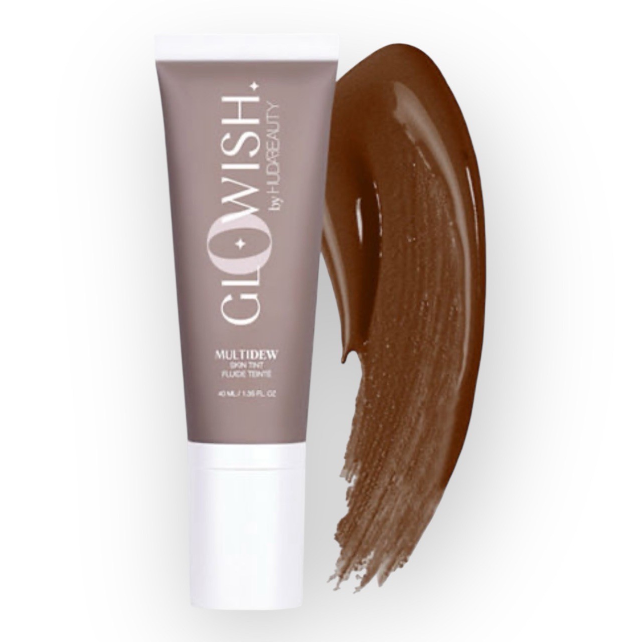 NIB Huda Beauty GloWish Multidew Skin Tint 12 Rich Sealed