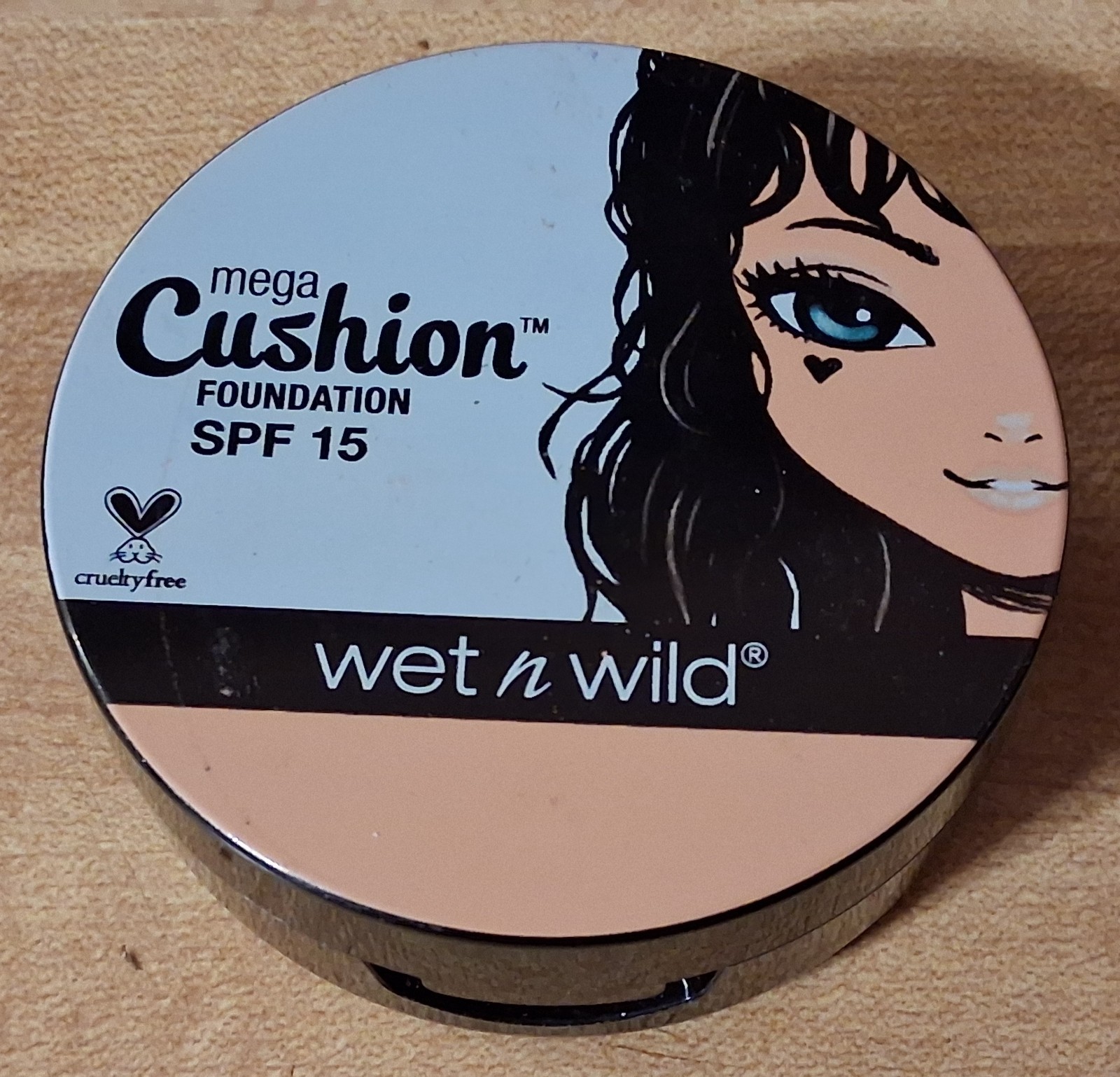 Wet N Wild Mega Cushion FOUNDATION #108A Nude Beige Lt Med Warm NEW No Box Exp20