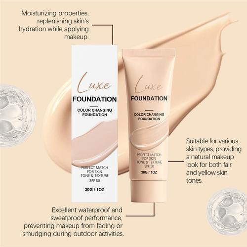 Luxe Protective Color-correcting Foundation SPF 50 (skin Tone) – Color-changing