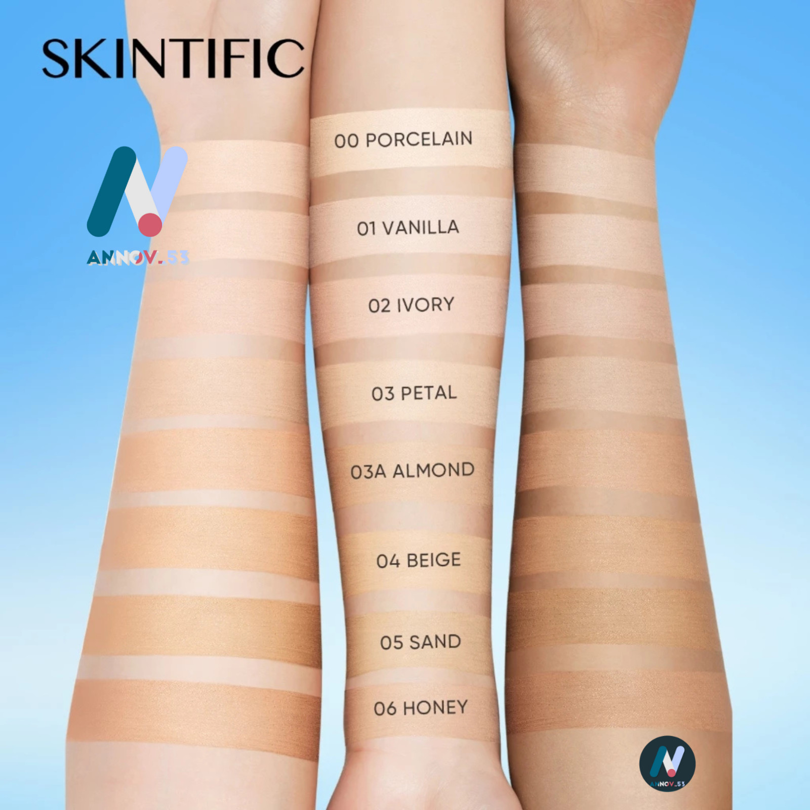 SKINTIFlC Perfect Coverage Blurring Skin Tint Moist Smooth Flawless Long Lasting