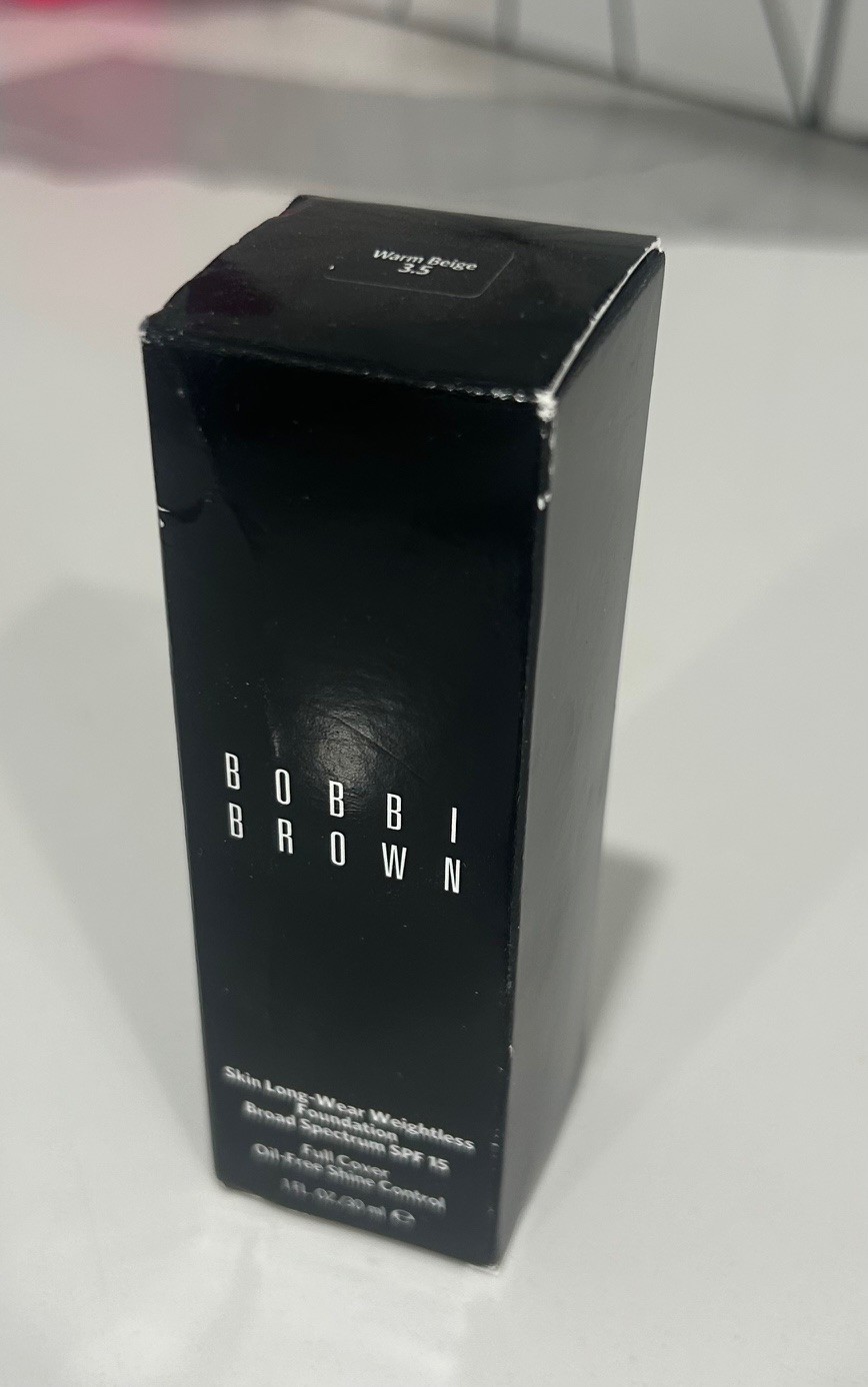 Bobbi Brown Skin Long Wear Weightless Foundation, WARM BEIGE 3.5, SPF 15 – NIB
