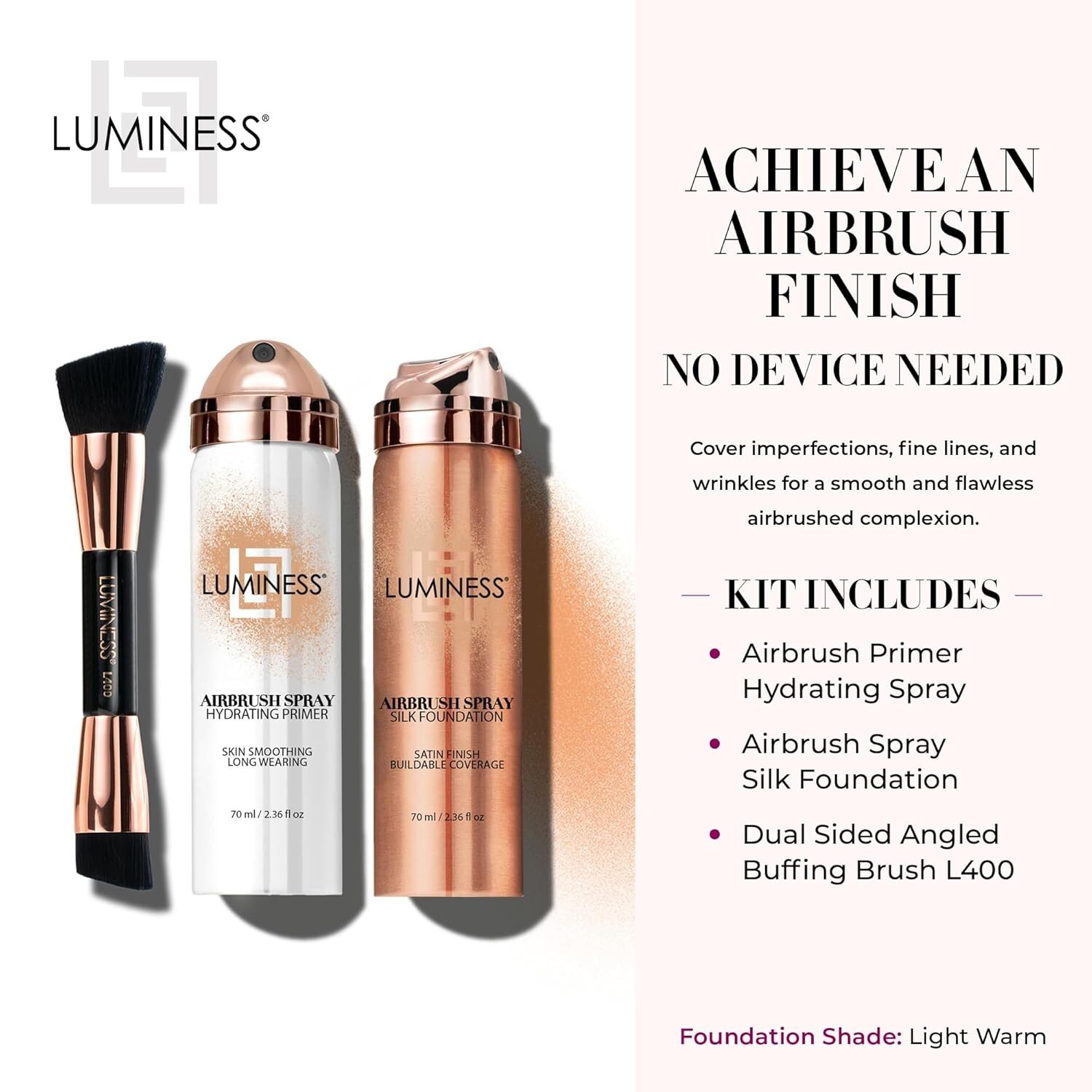 Ultimate Airbrush Spray Foundation Starter Kit – Anti-Aging & Hydrating Formula