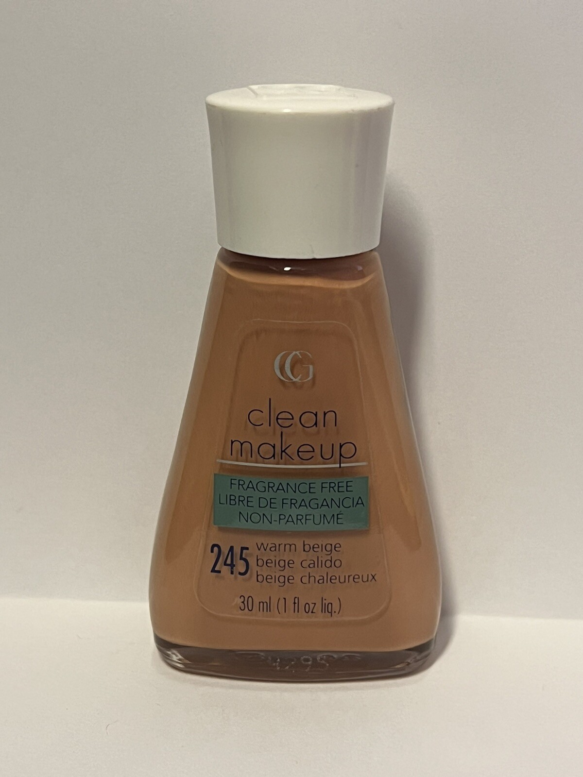 Covergirl Clean Makeup Fragrance-Free, (245) Warm Beige, 1 fl oz Liq (1 Bottle)