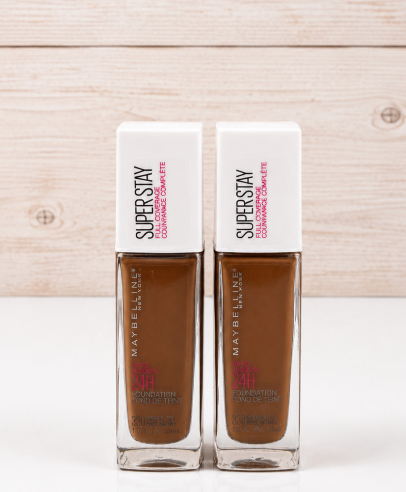 2 Pack Maybelline Super Stay Foundation 24H Full Coverage # 355 Coconut