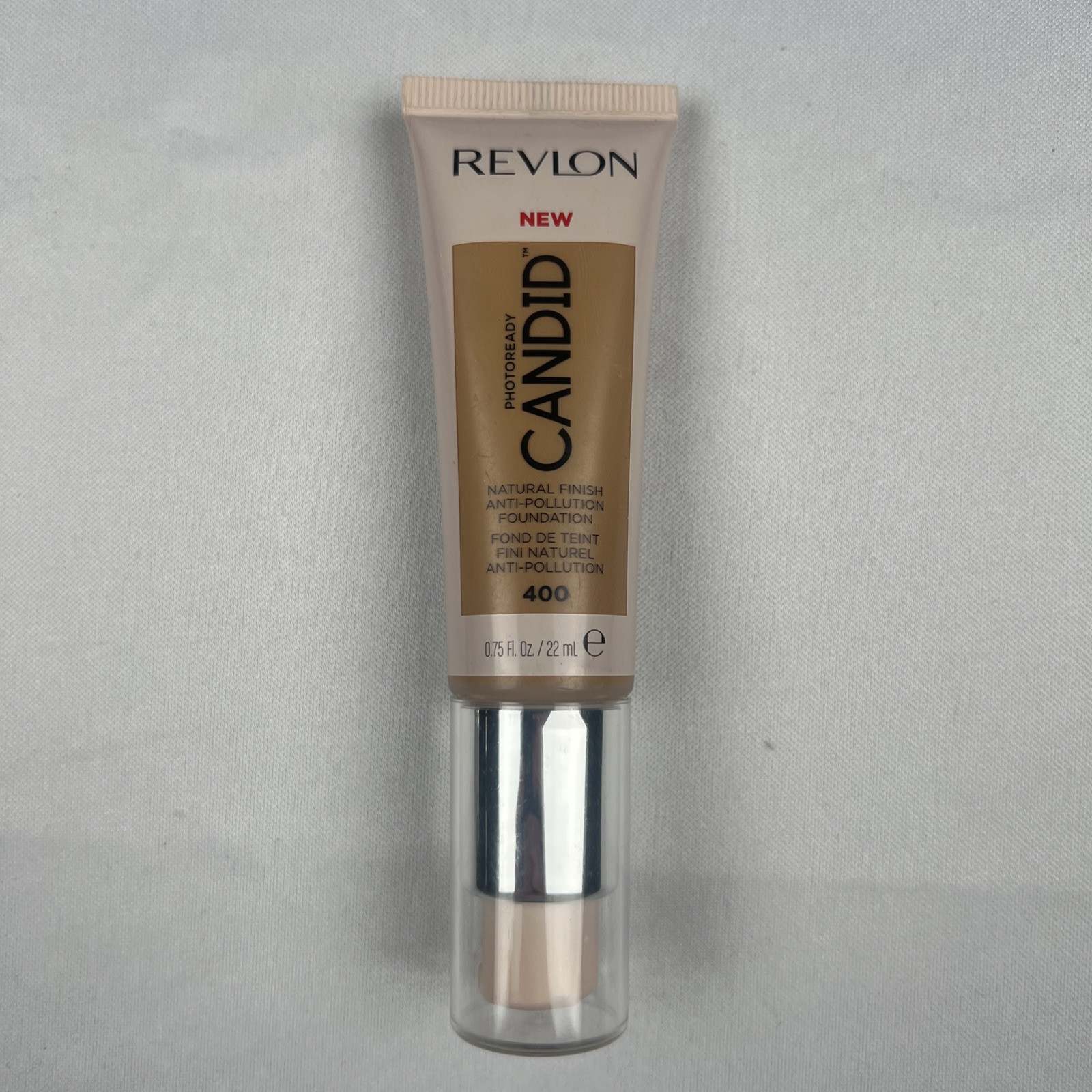 Lot of 4 Revlon PhotoReady Candid Natural Finish Foundation #400 Macadamia