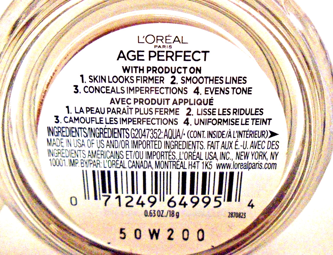 4 Jars L’Oreal Paris Age Perfect 4-in-1 Tinted Balm 20 Fair, 20 Deep, 10 Deep