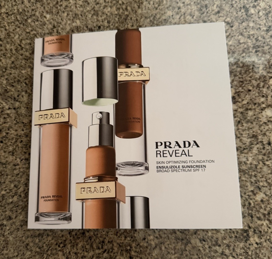 Prada Reveal Foundation 6 Sample Pods Brand New