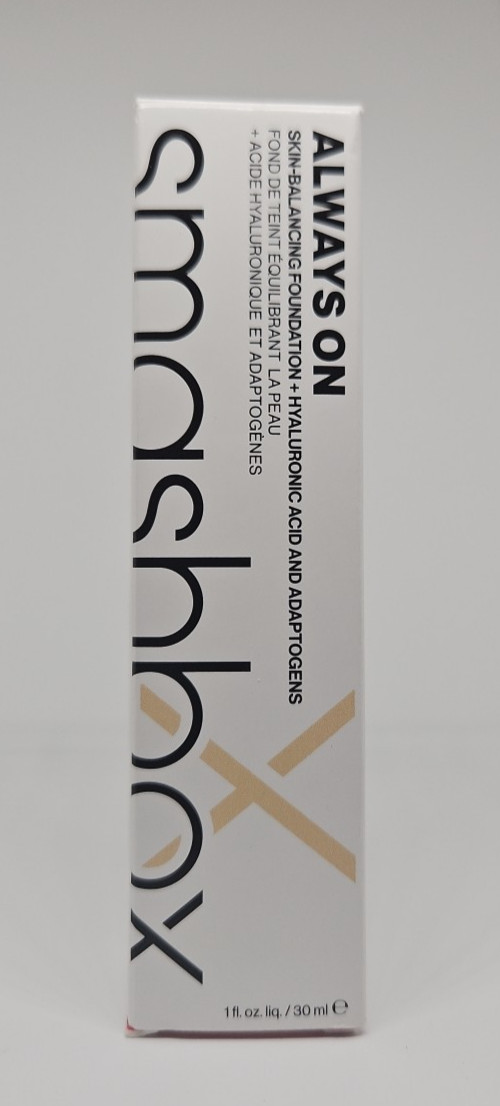 Smashbox Always On Skin-Balancing Foundation + Hyaluronic Acid -F10-W- 1 oz