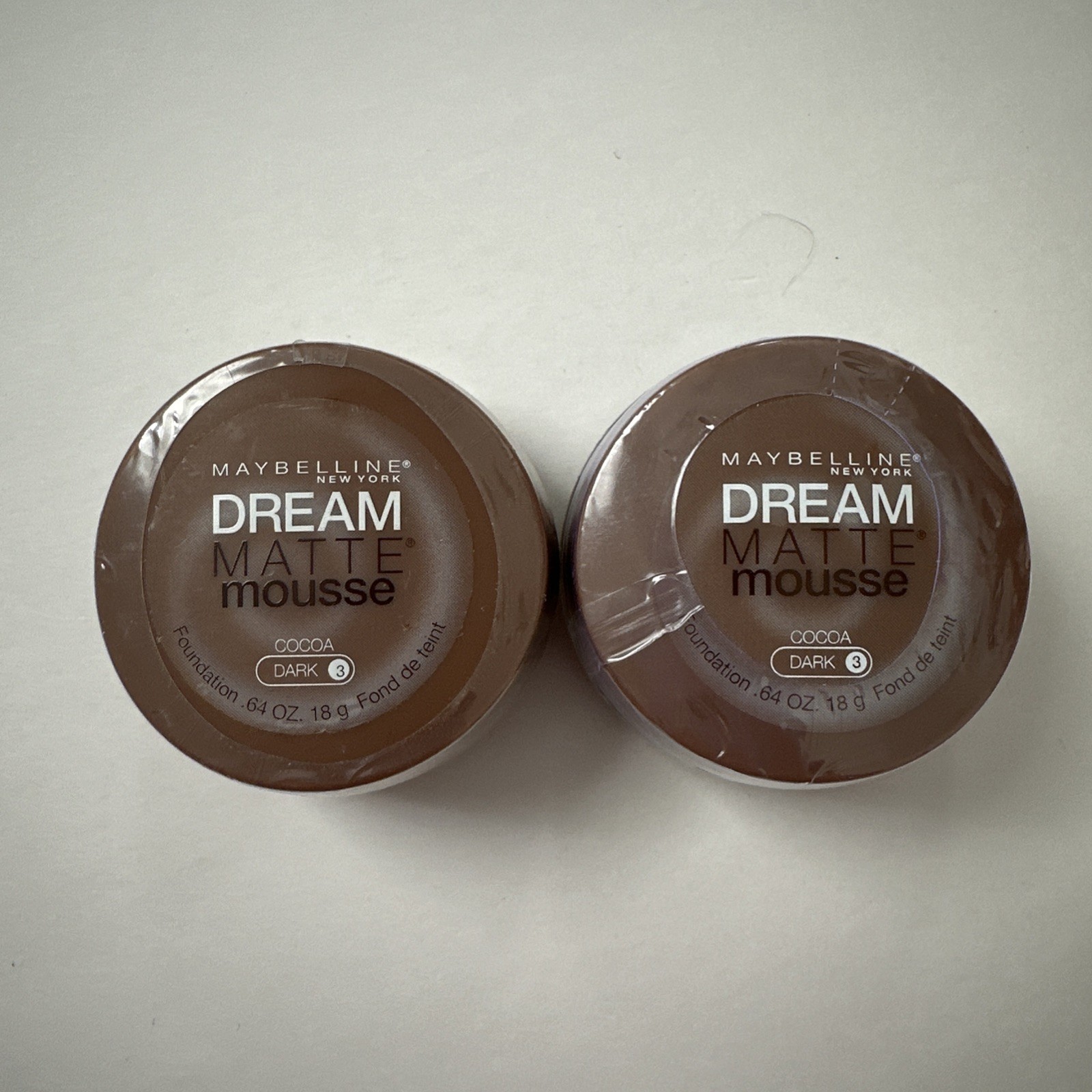(2) Maybelline Dream Matte Mousse Foundation – Cocoa Dark 3