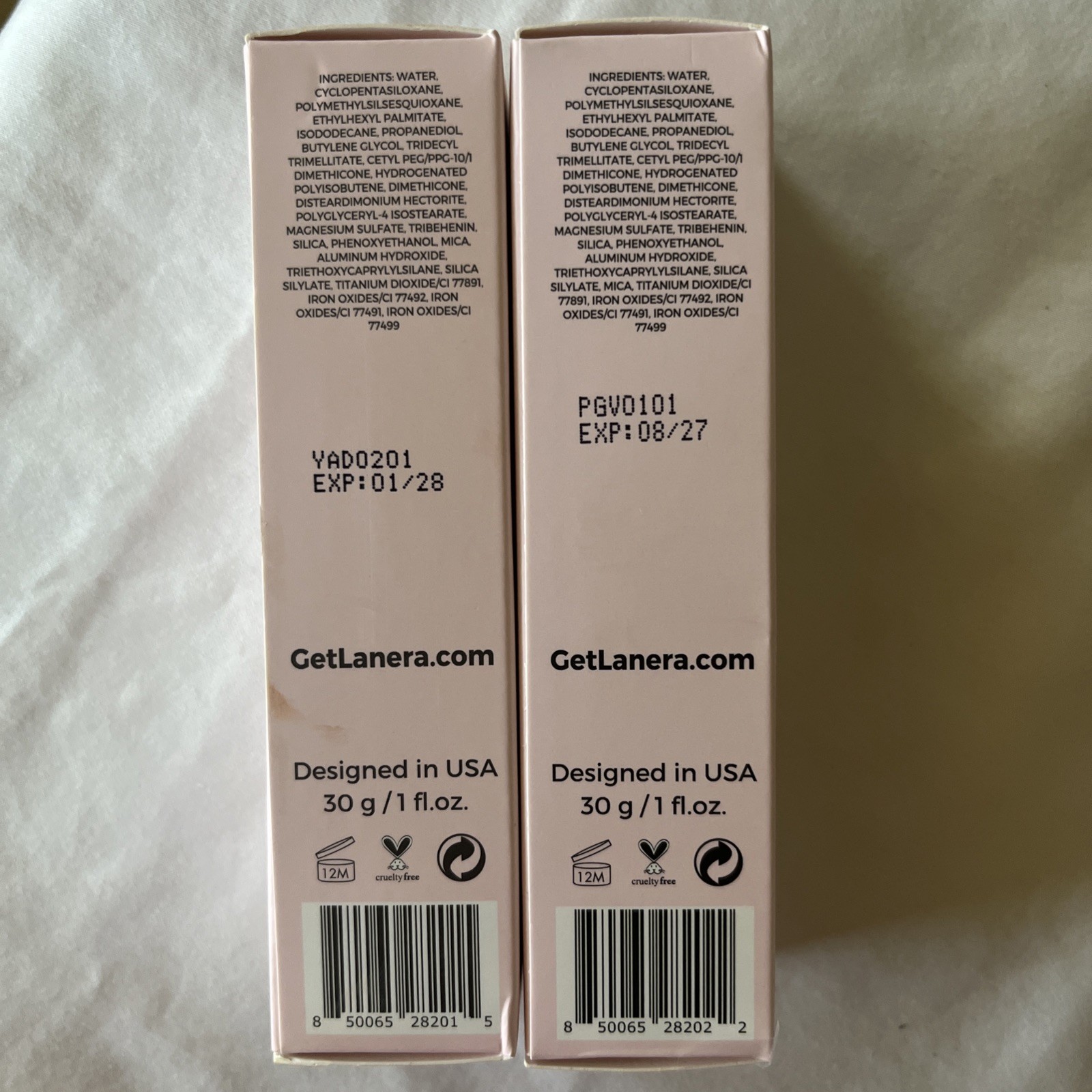 Lanera Soft Matte Liquid Foundation L2 & L3 Bundle Set – New In Box NIB Sealed