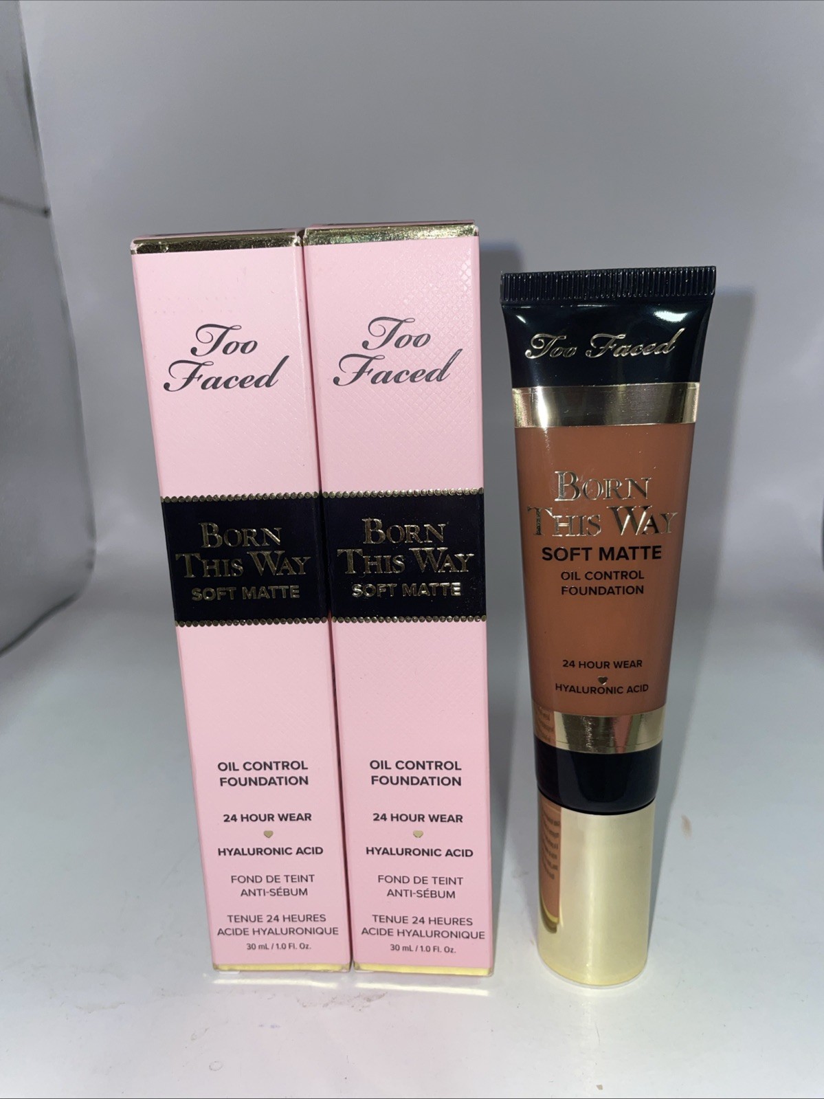 (2) Too Faced SABLE Born This Way Soft Matte Oil Control 1.0oz