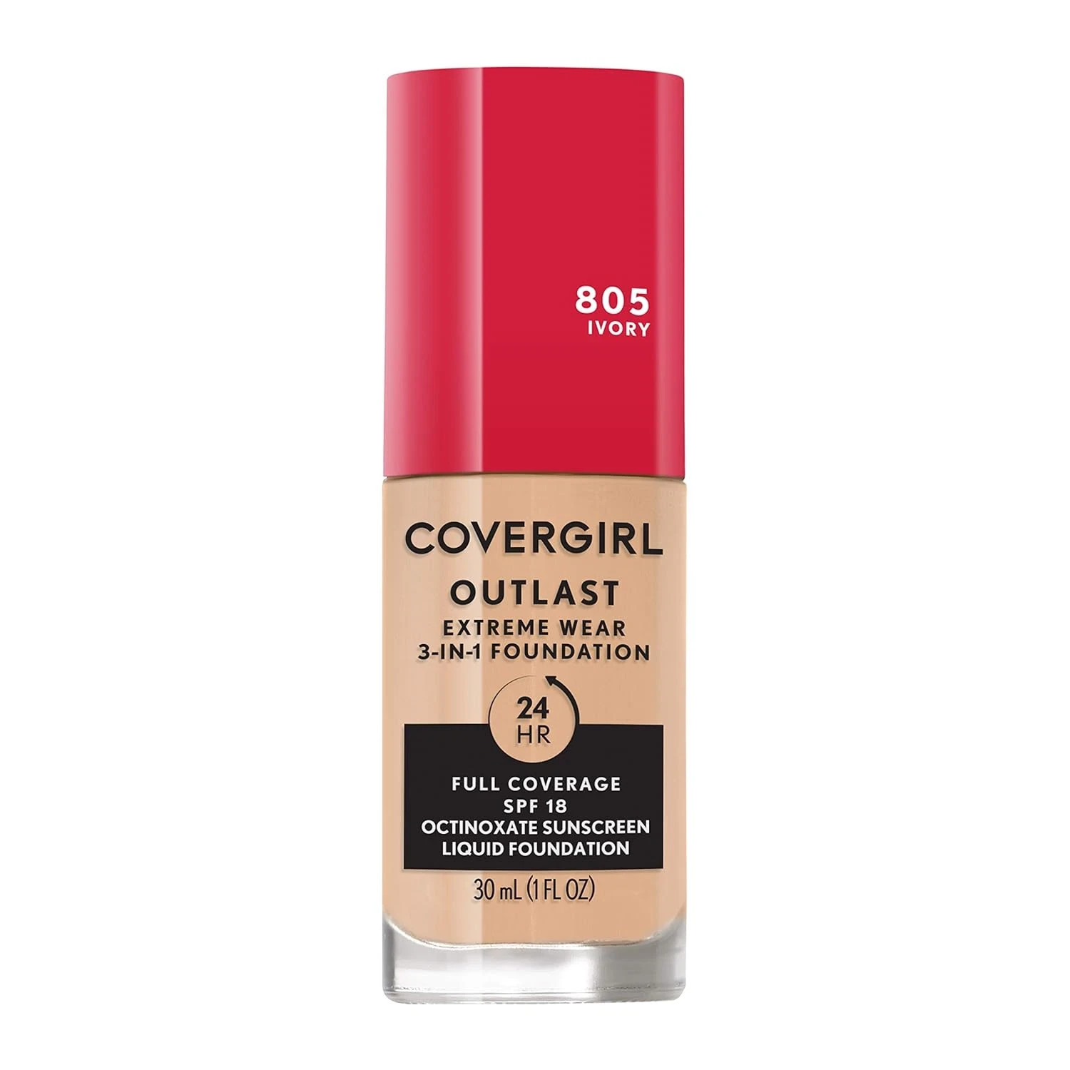 CoverGirl Outlast Extreme Wear 3-in-1 Foundation #805 Ivory