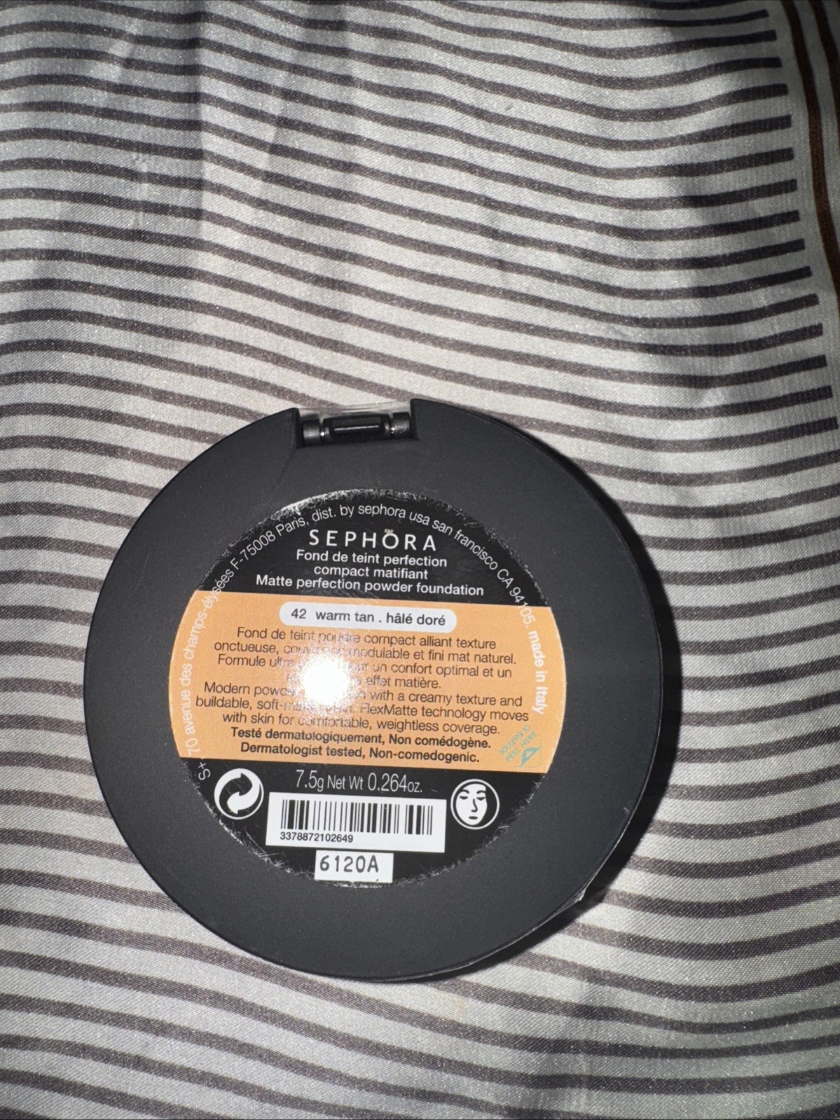 Sephora Matte Perfection Powder Foundation – 42 Warm Tan – 7.5g / 0.264oz