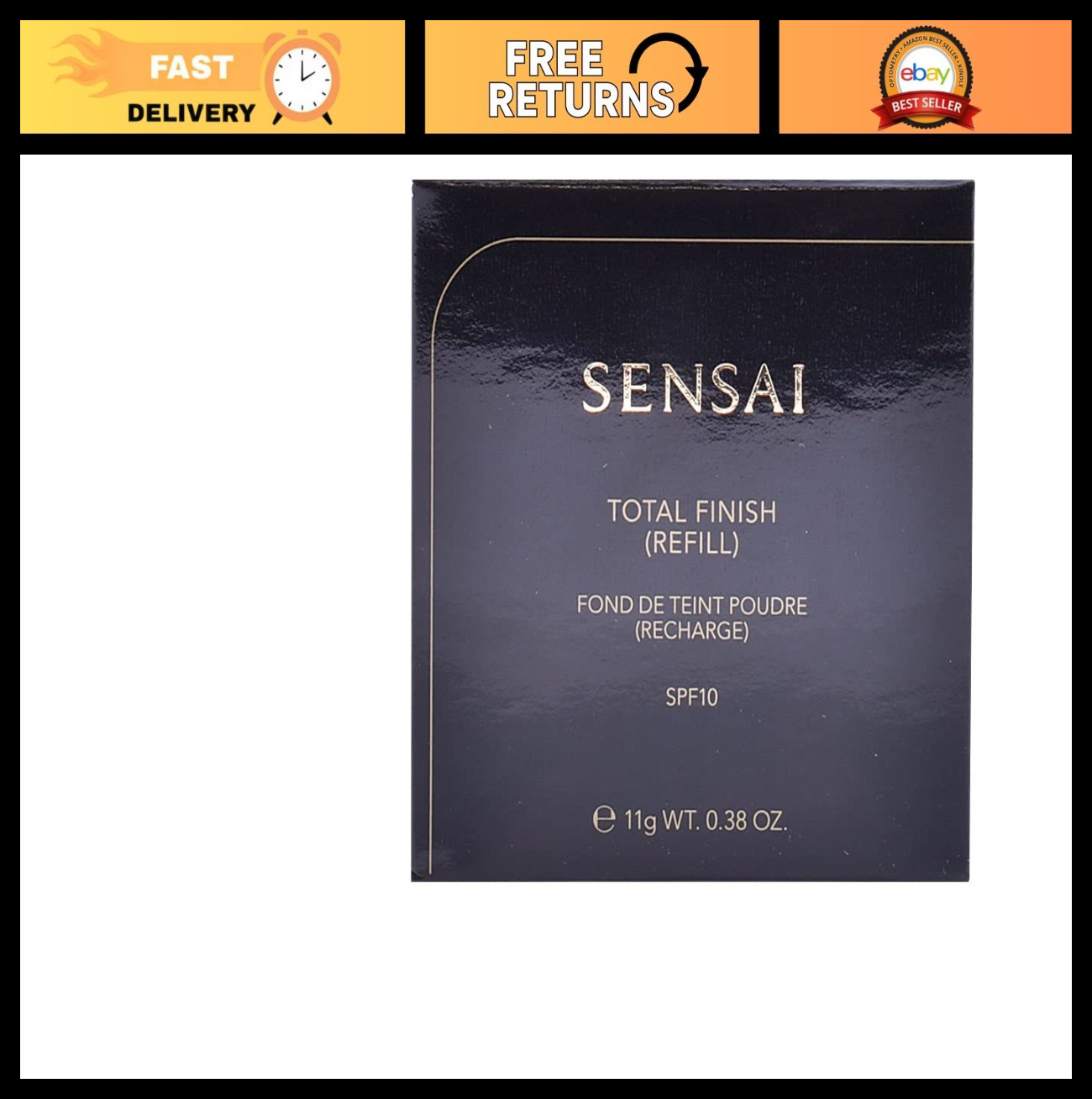 Total Finish Refill SPF10 – Warm Beige Foundation Powder 11g, Flawless Coverage