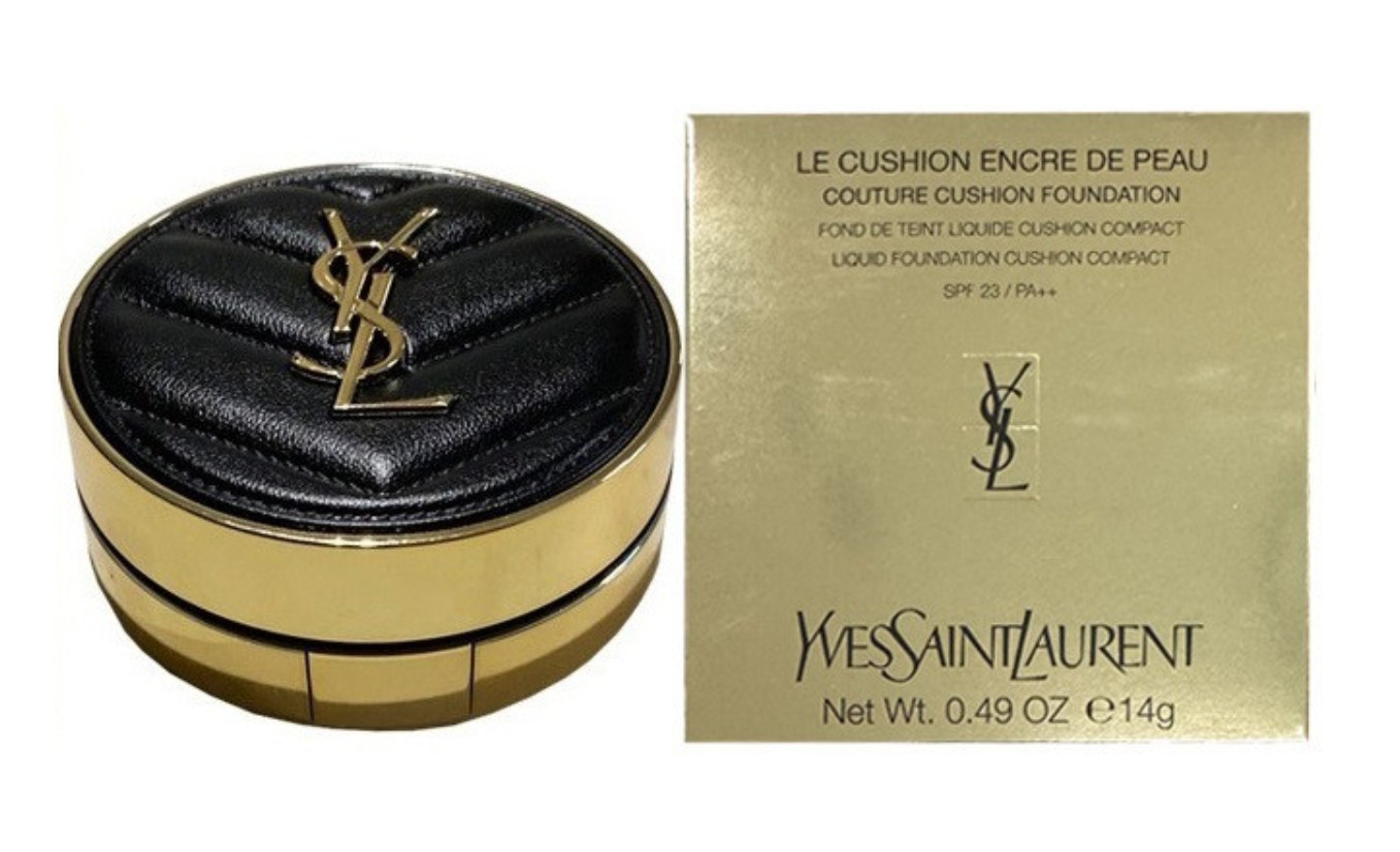 YSL Le Cushion Encre De Peau 14g(0.49oz) Full Coverage /100% Authentic /Tracking