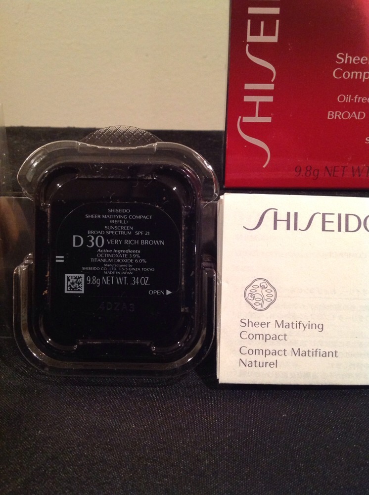 SHISEIDO Sheer Matifying Compact (Refill) D30 SPF 21 Sunscreen Oil Free Powder