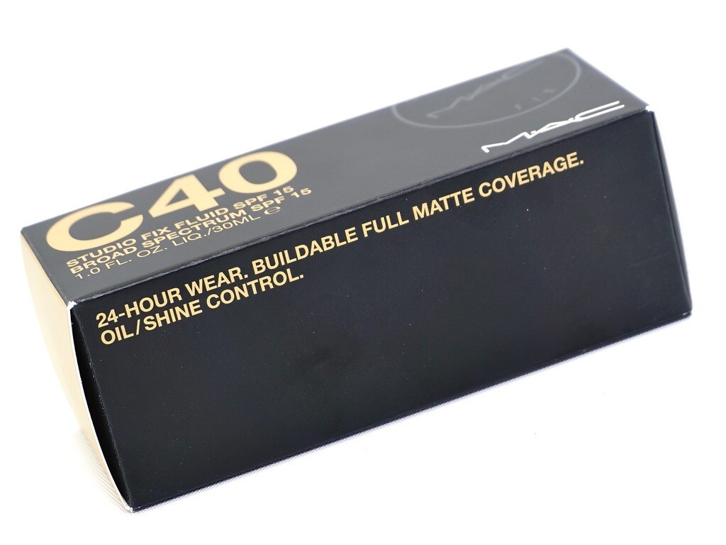 MAC Studio Fix Fluid SPF 15 Foundation ~C40~ Full Size [New in Box]