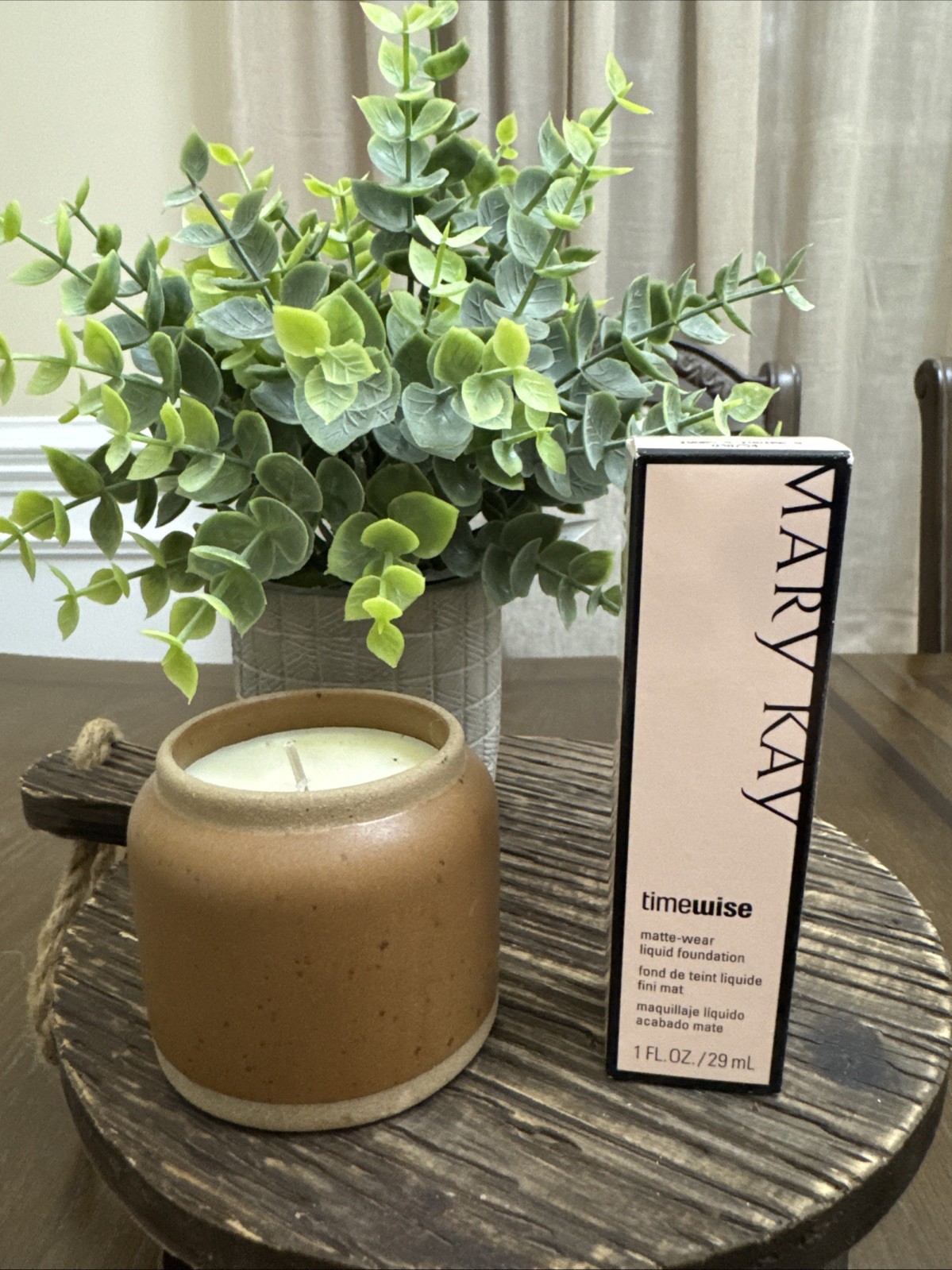 💕Mary Kay 1 Oz Ivory 5 TimeWise Matte Wear Liquid Foundation (038754) NIB 🥰