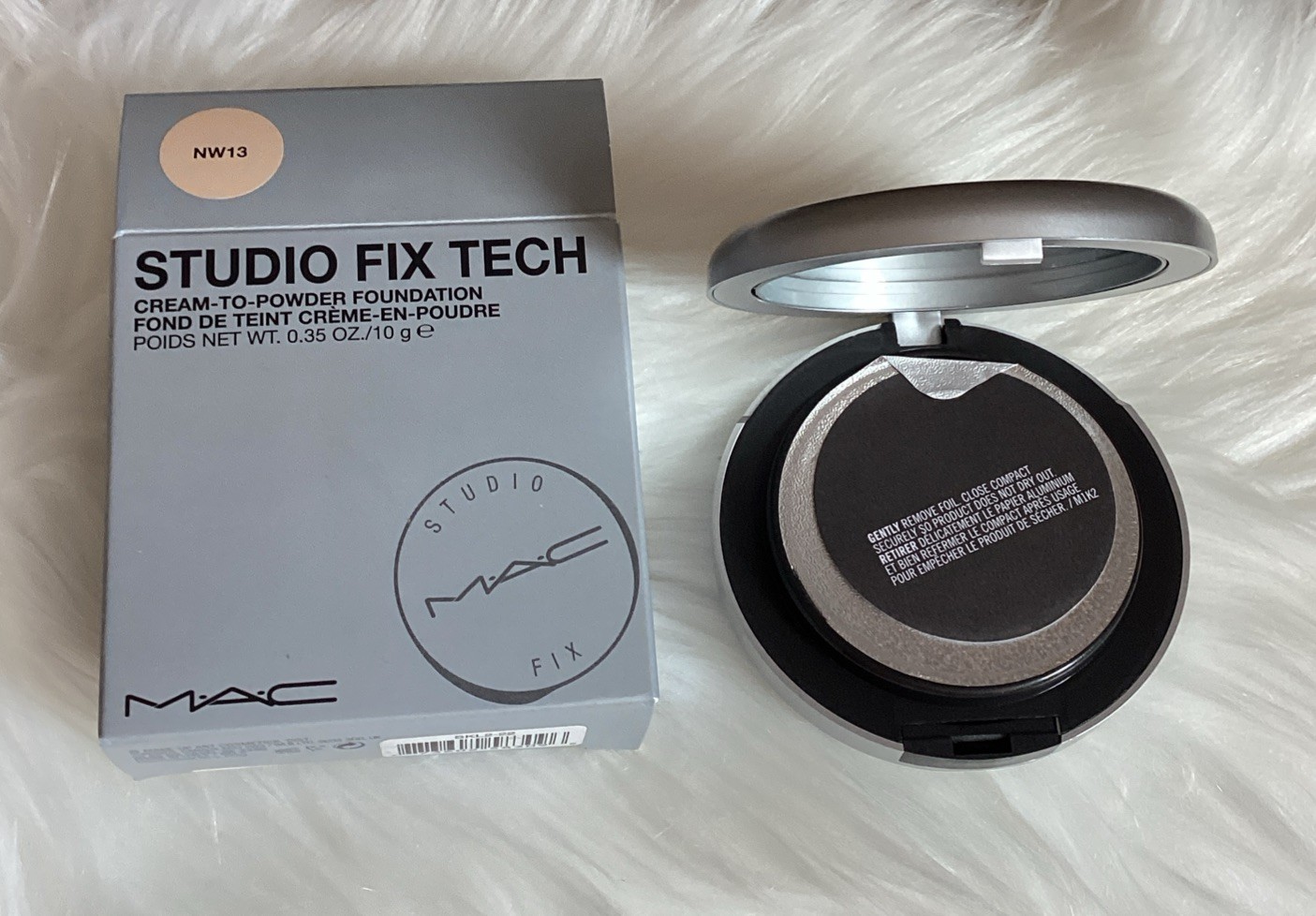 MAC Studio Fix Tech Cream-To-Powder Foundation NW13 ~ 0.35oz/10g Full Size NIB