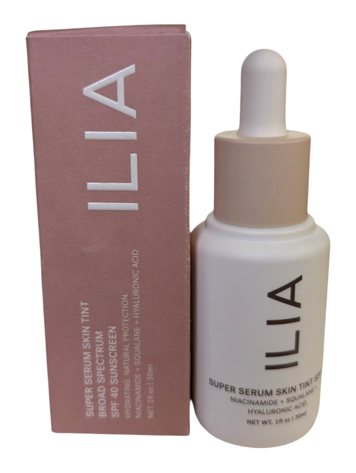ILIA Super Serum Skin Tint Broad Spectrum SPF 40 ST1 Rendezvous 1 fl oz Exp 4/28