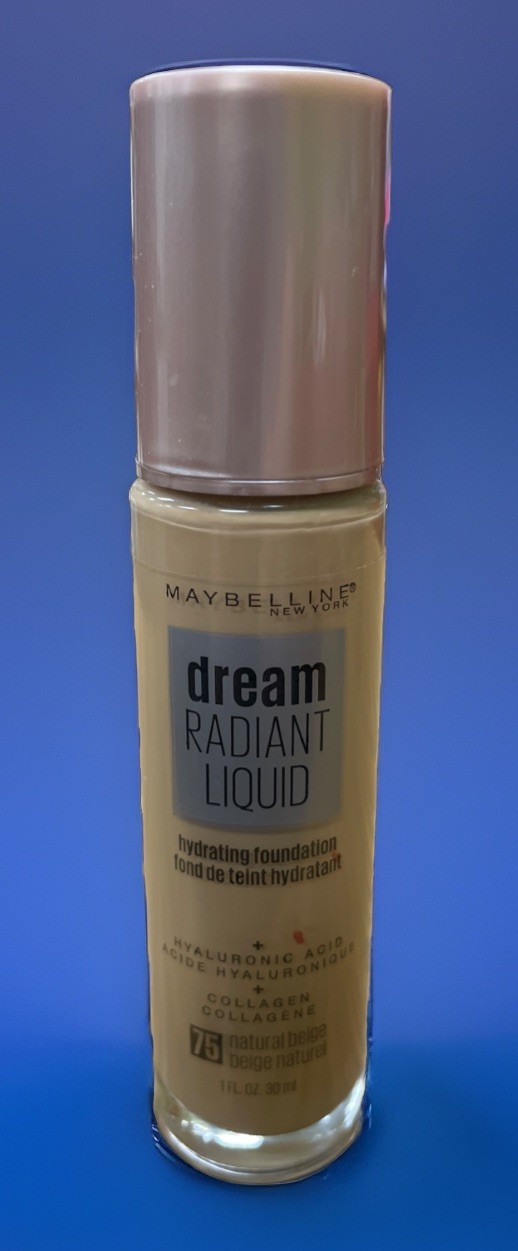 Maybelline Dream Radiant Liquid Hydrating Foundation 75 Natural Beige 1oz