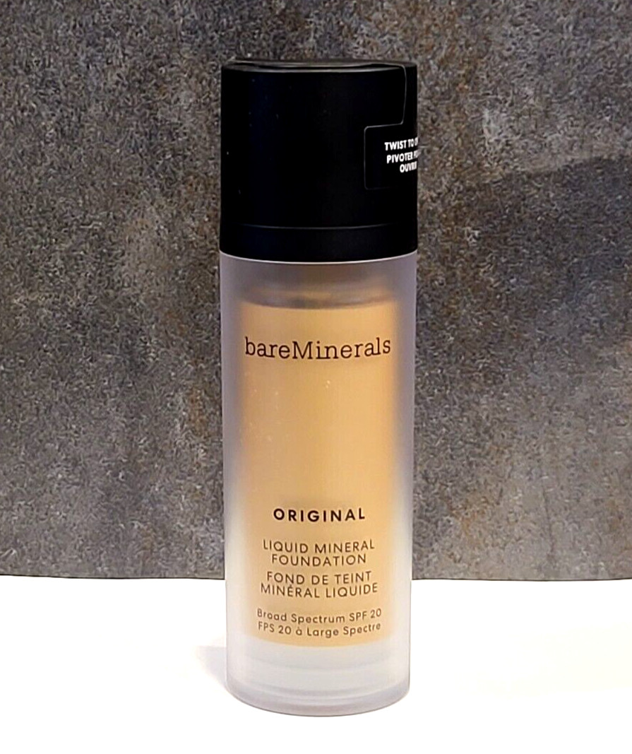Bare Minerals Original Liquid Mineral Foundation ~ Neutral Tan 21 ~ full size