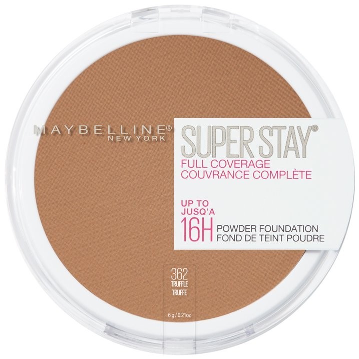 Maybelline Superstay Full Coverage Pressed Powder Foundation, 362 Truffle, 0.21