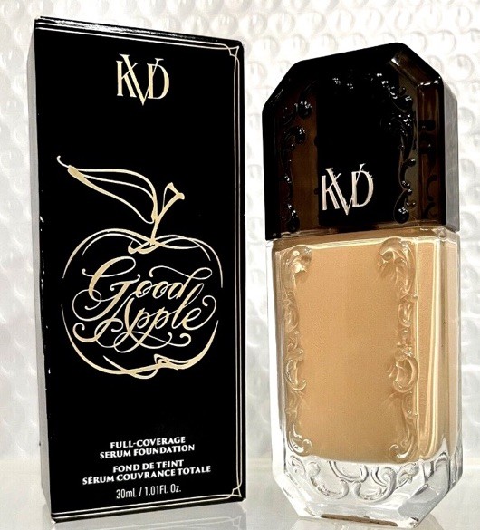 2 PACK KVD Kat Von D Good Apple Full-Coverage Serum Foundation 063 Tan NIB