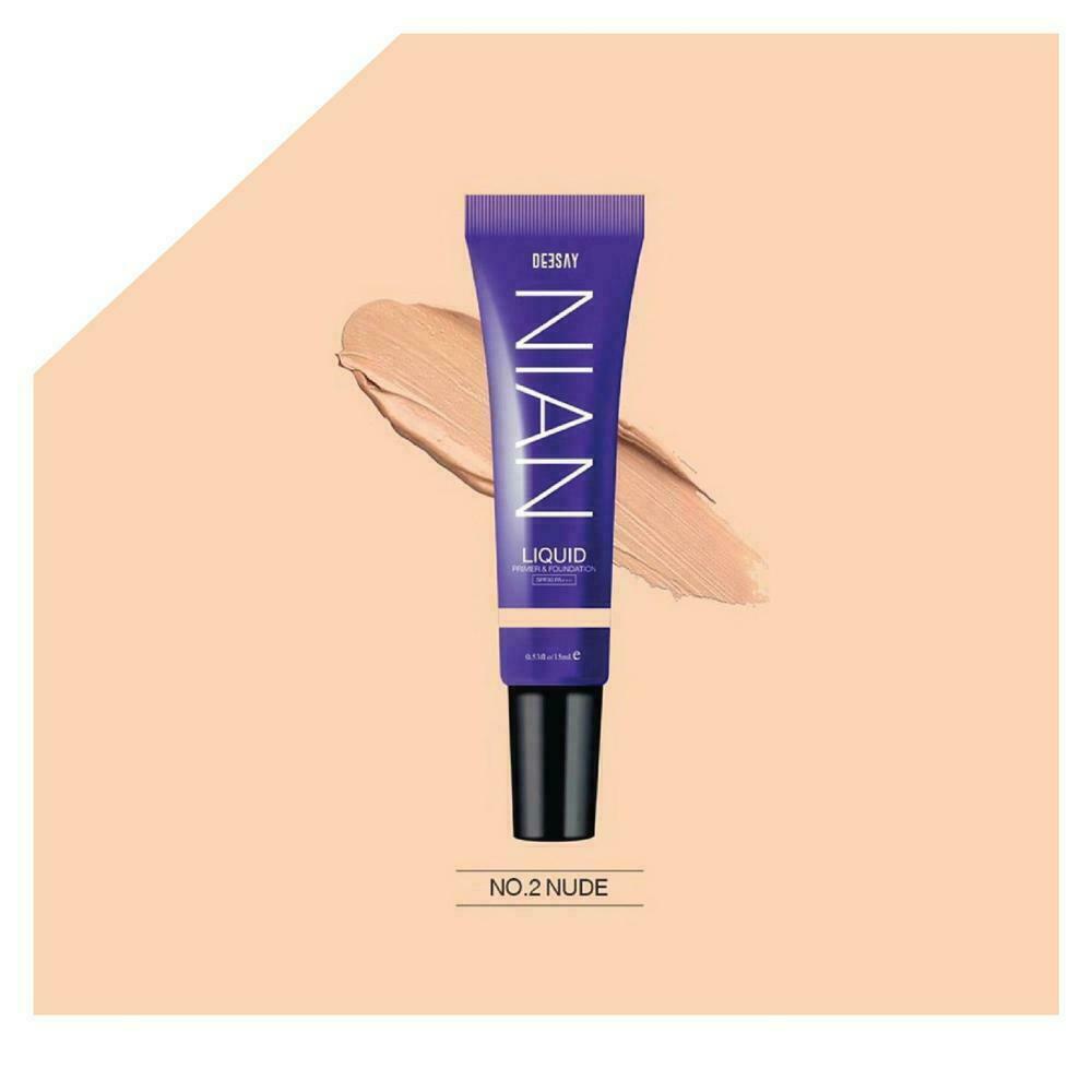 Deesay Nian Liquid Primer and Foundation #02 Nude SPF30 PA+++ 15 ml 0.53 fl oz