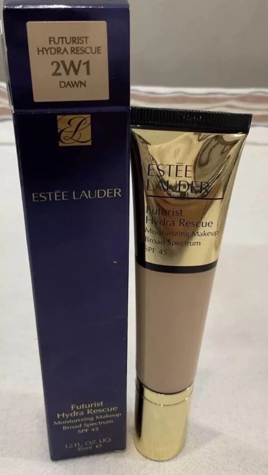 Estee Lauder Futurist Hydra Rescue Moisturizing Makeup 2W1 DAWN 1.2oz Foundation