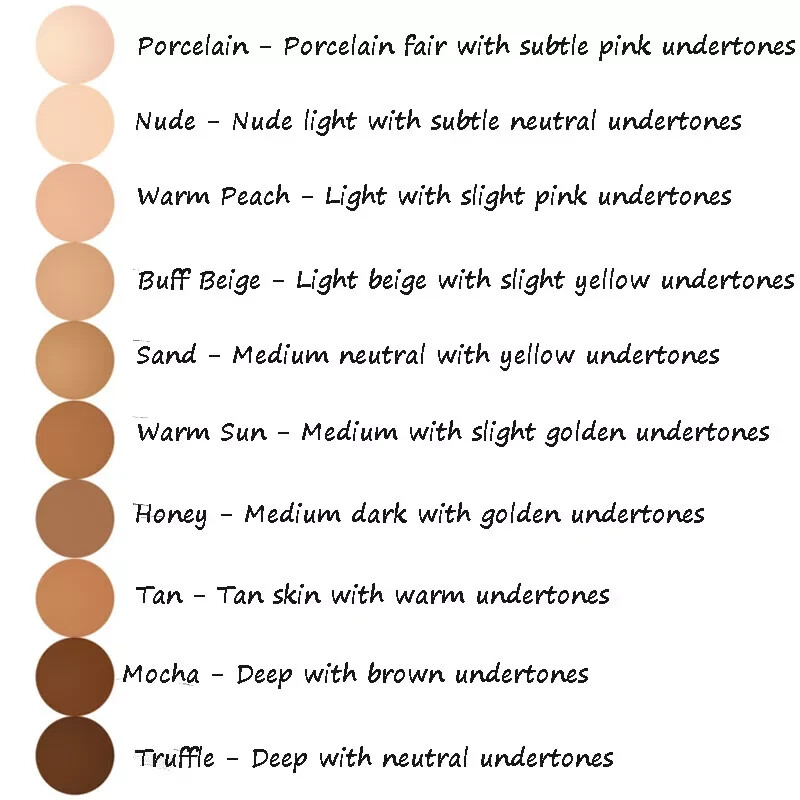 PHOERA Foundation Makeup Full Coverage Fast Base Brighten long-lasting Shade US