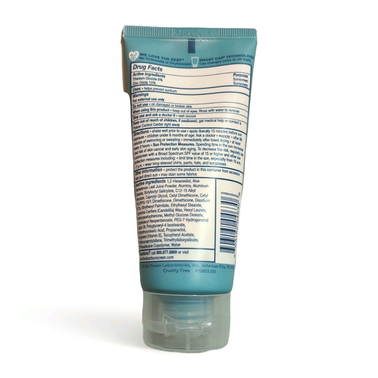 Blue Lizard SENSITIVE Mineral Sunscreen with Zinc Oxide, 3 Fl Oz