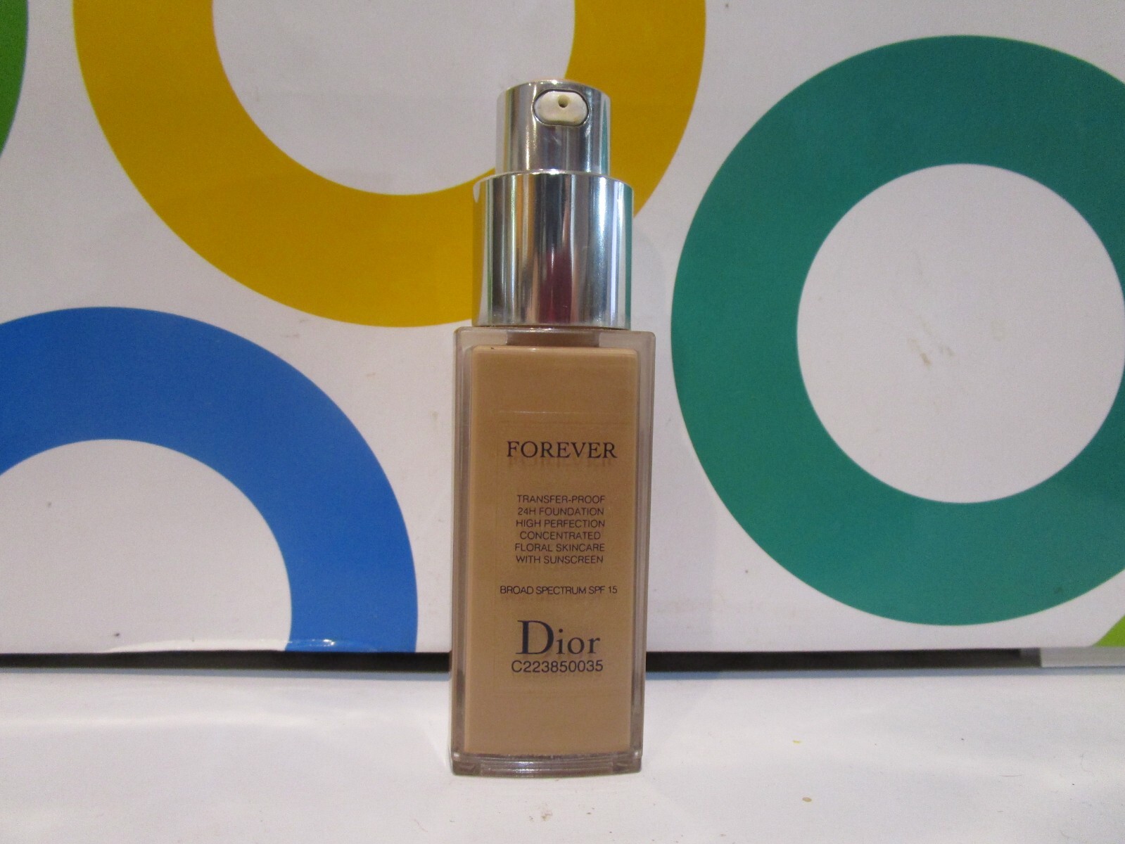 CHRISITAN DIOR ~ FOREVER TRANSFER-PROOF 24 H WEAR FOUNDATION ~ 3,5 N ~ 0.67 OZ