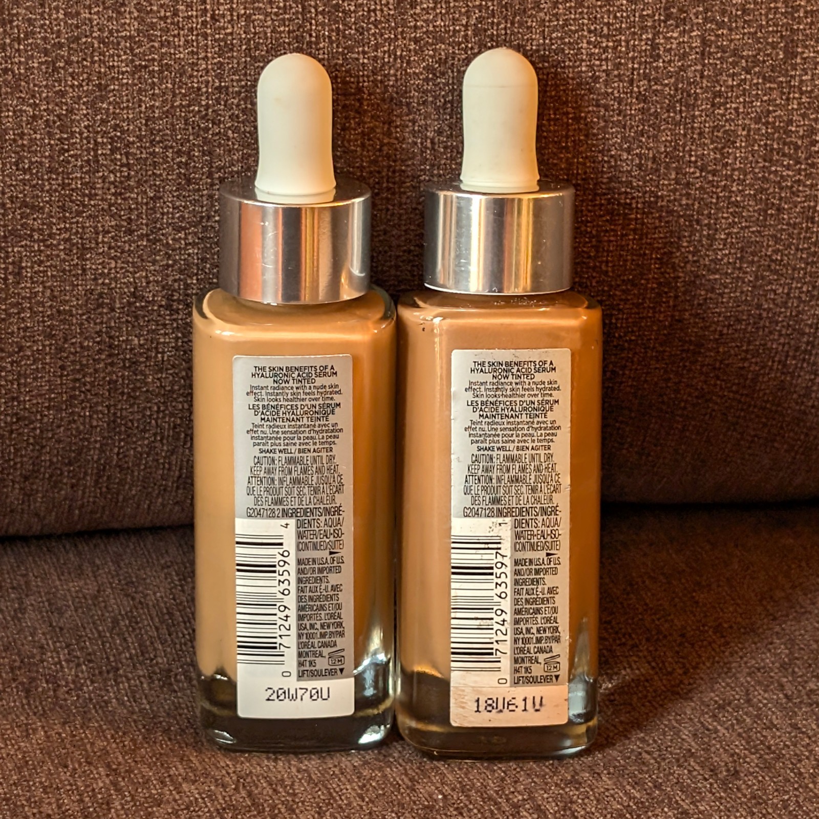 (2PK) Mixed Lot L’Oréal True Match Nude Tinted Serum 6-7 Tan and 7-8 Tan-Deep