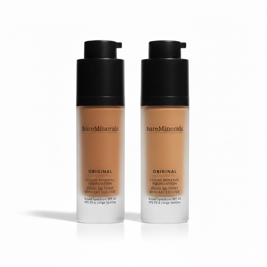 bareMinerals Original Liquid Mineral Foundation SPF20 Medium Dark 23 Pack of 2
