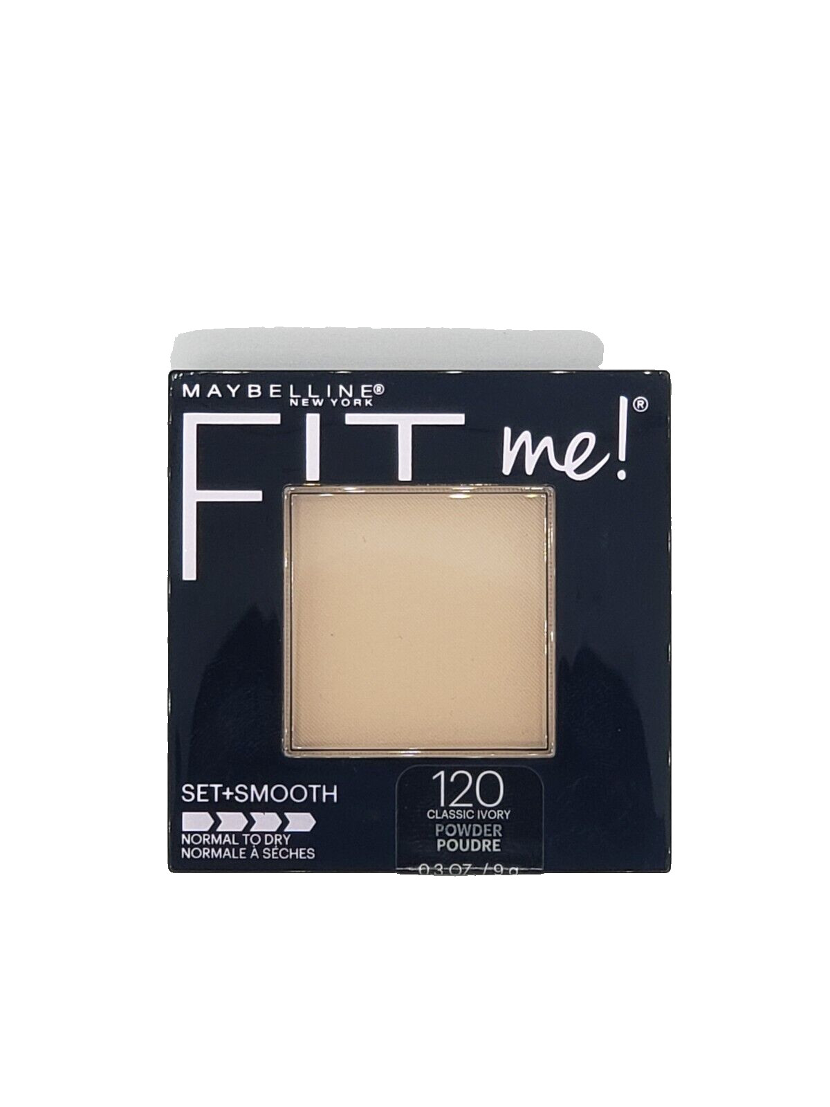 NEW Maybelline Fit Me! Set+Smooth Normal To Dry 120 Classic Ivory