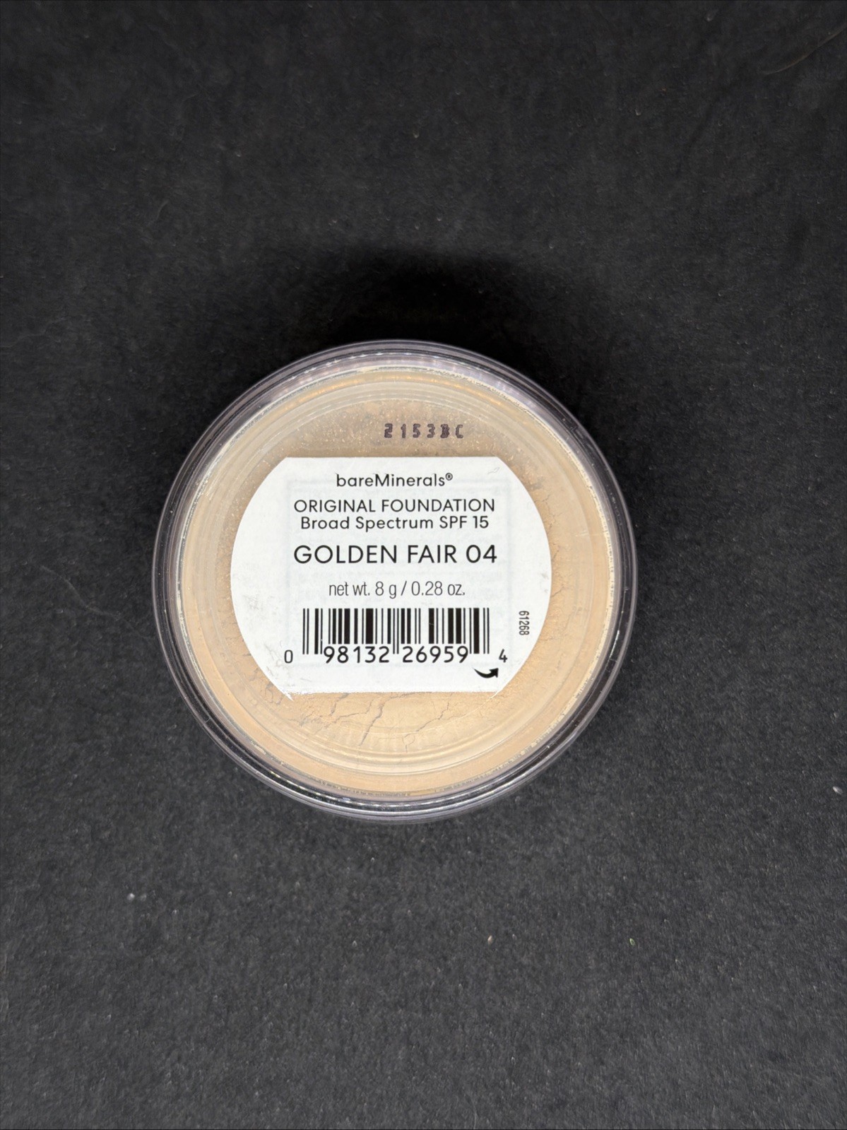NEW bareMinerals FOUNDATION ORIGINAL Loose Powder SPF 15 Golden Fair 04