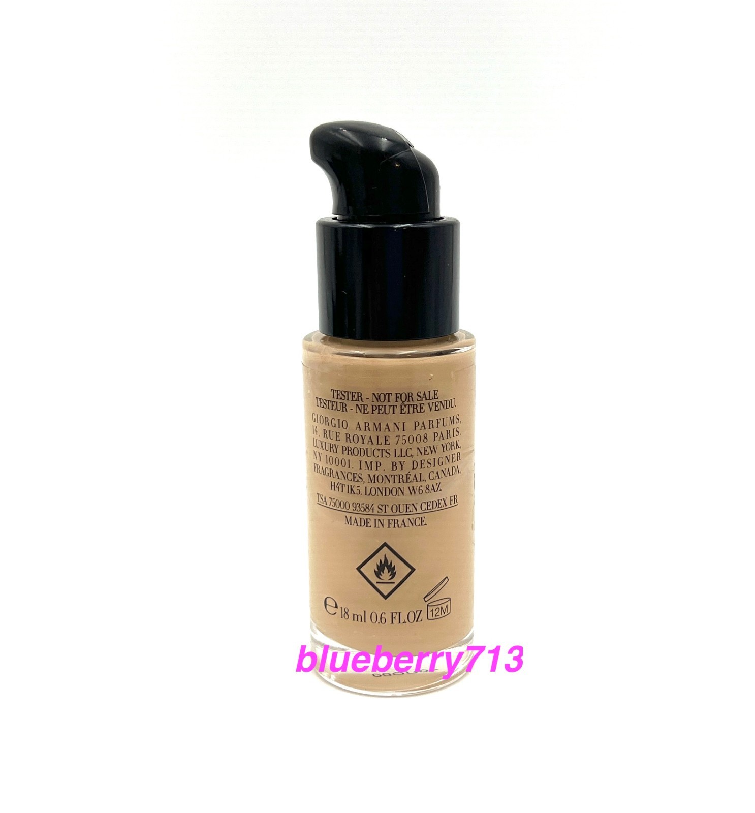 Giorgio Armani POWER FABRIC+ Weightless Matte Foundation SPF20 18ml ~# 3