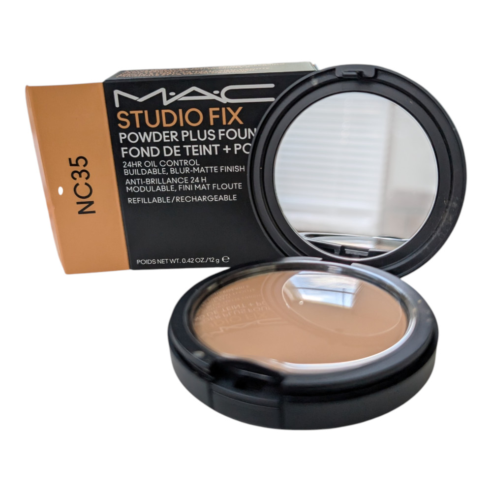 MAC Studio Fix Powder Plus Foundation Plus Oil Control NC35 NIB – Ships Free