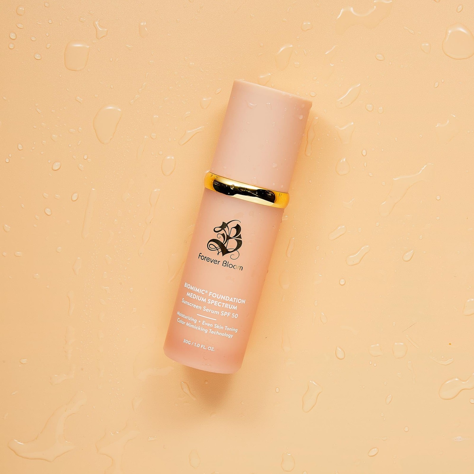 Bio Mimic Foundation Medium Spectrum by Forever Bloom Protecting from Sun wit…